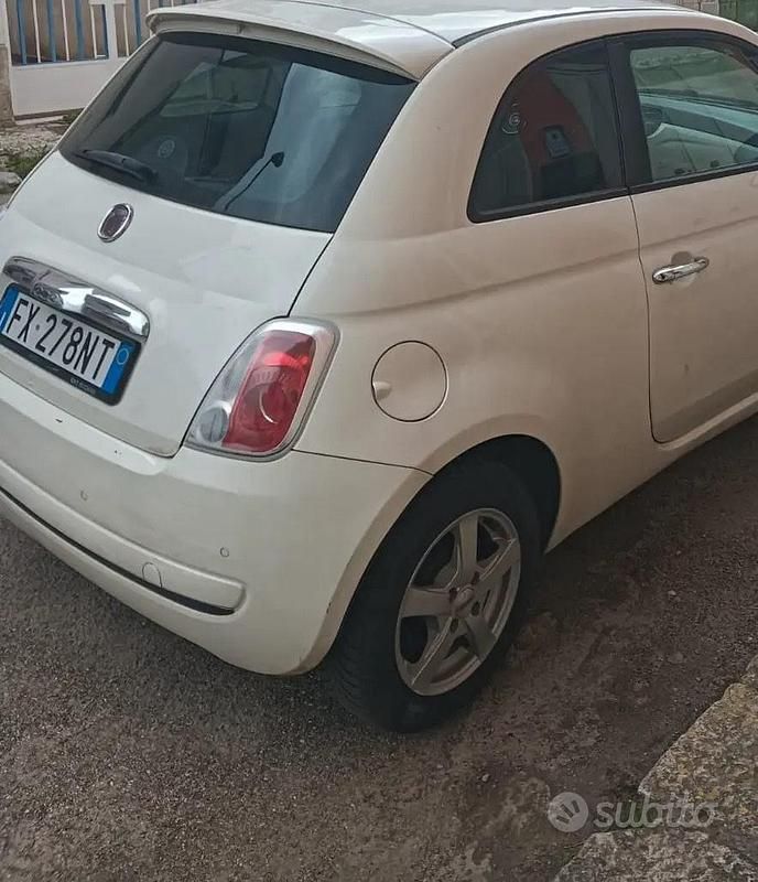 Usata Fiat 500 75 CV (55 kW) 2008 Bianco Berlina