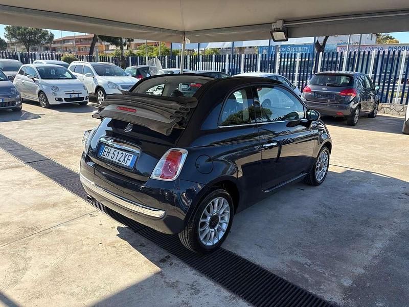 Usata Fiat 500C Lounge 95 CV (69 kW) 2011 Blu Cabrio
