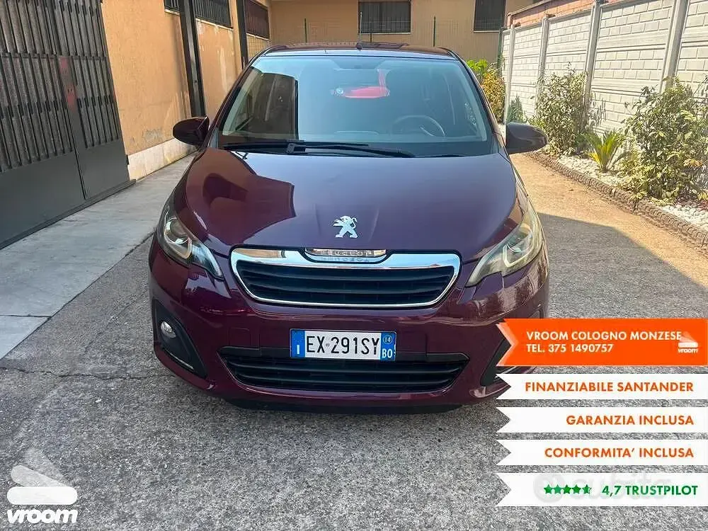 Usata Peugeot 108 Allure 69 CV (50 kW) 2014 Utilitaria