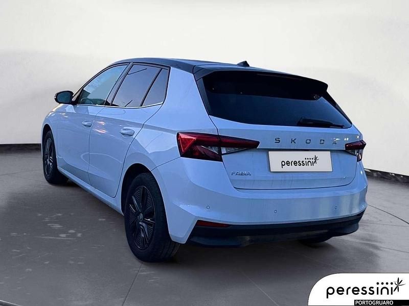 Usata Skoda Fabia Style 95 CV (69 kW) 2025 Bianco luna metallizzato nero Utilitaria