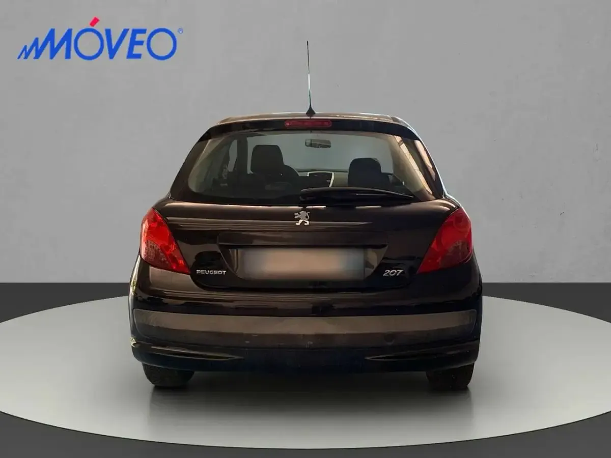 Usata Peugeot 207 88 CV (64 kW) 2008 Nero Berlina