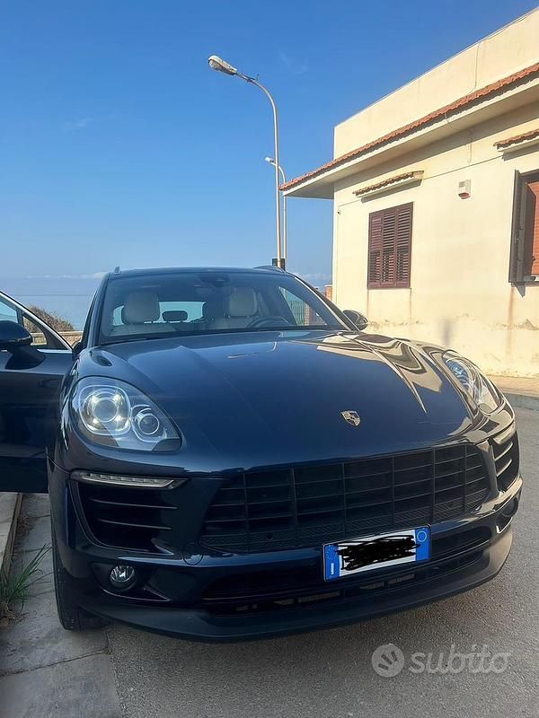 Usata Porsche Macan S 250 CV (183 kW) 2015 Blu SUV