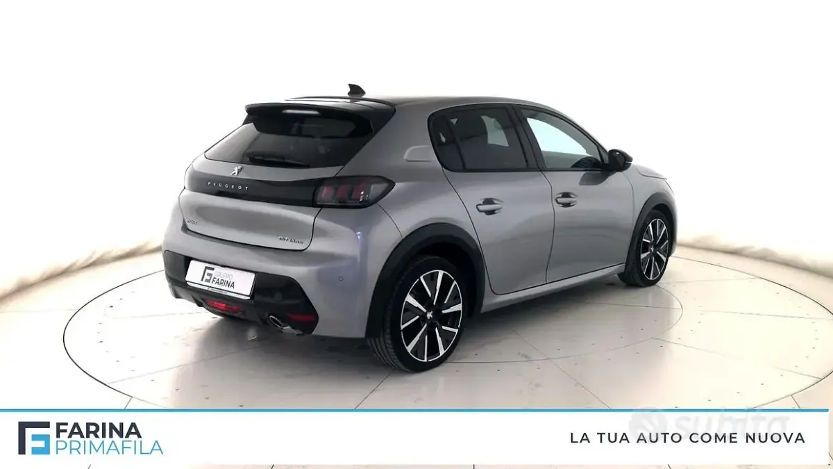 Usata Peugeot 208 GT 102 CV (75 kW) 2020 Grigio artense Utilitaria