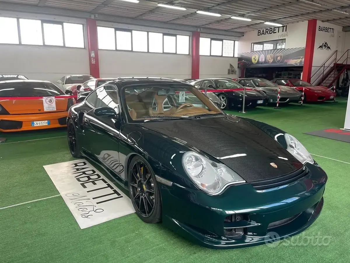 Usata Porsche 996 Turbo 450 CV (330 kW) 2001 Verde Coupé