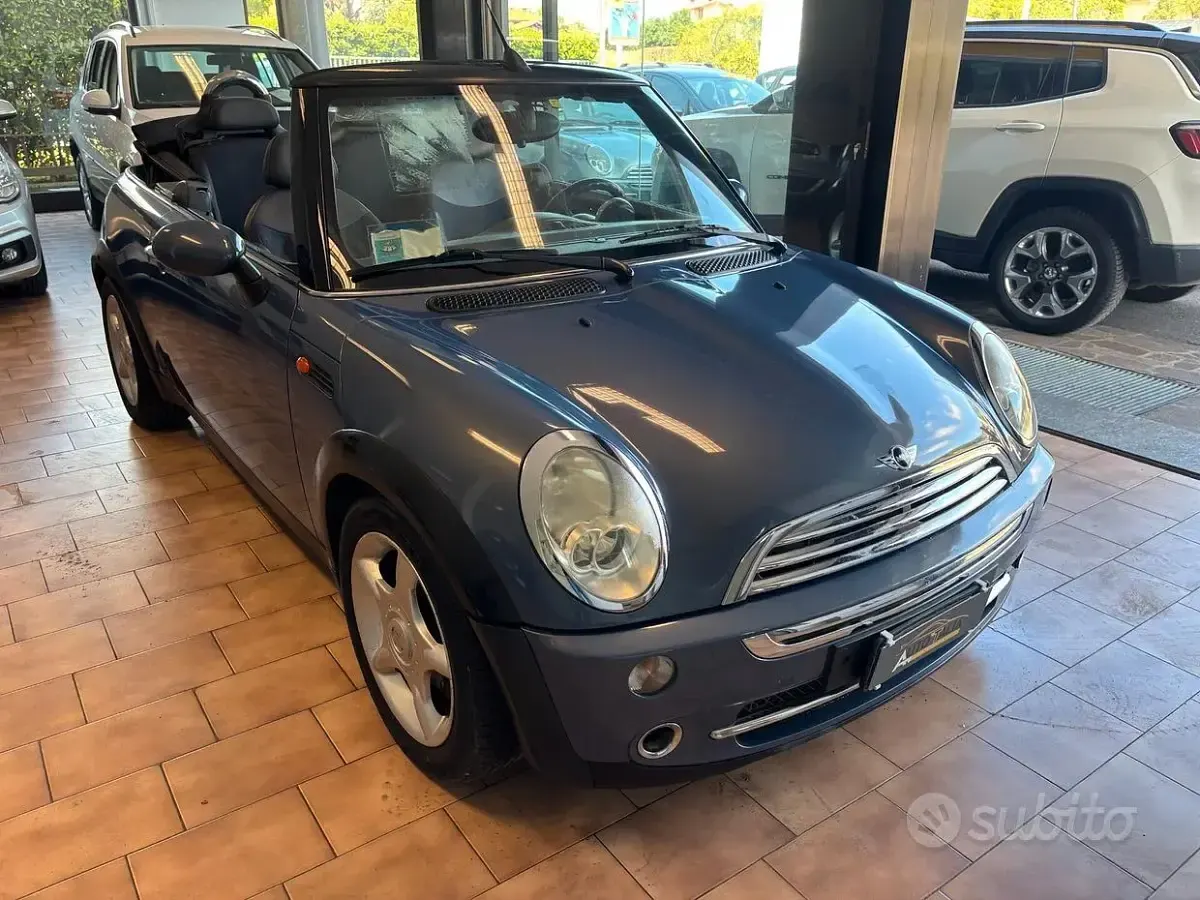 Usata Mini Cooper Cabriolet 116 CV (85 kW) 2006 Blu Cabrio
