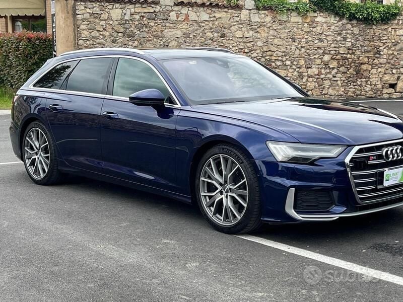 Usata Audi S6 Sport 349 CV (256 kW) 2019 Blu Station wagon