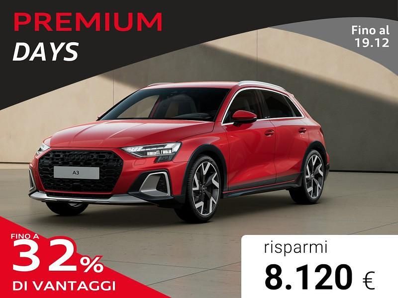 Rosso progressivo metallizzato Nuova 2025 Audi A3 Ambiente Tre volumi | 39.900 € (Ottimo prezzo) - Immagine 1/4