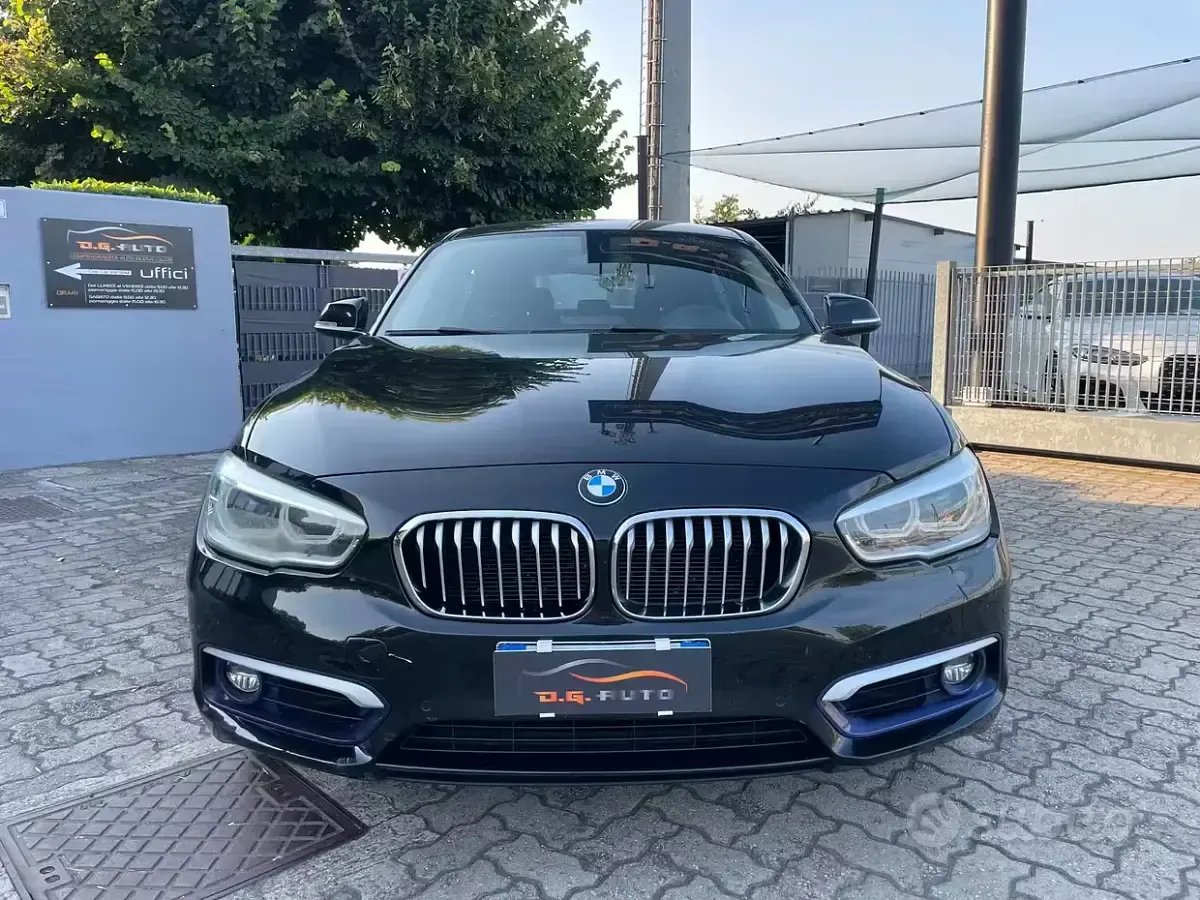 Usata BMW 118 150 CV (110 kW) 2017 Nero Berlina