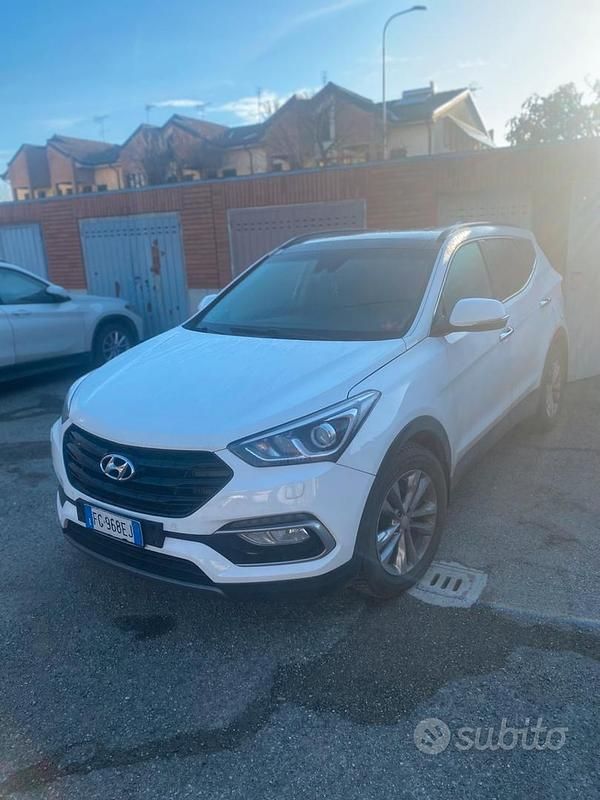 Usata Hyundai Santa Fe 200 CV (147 kW) 2016 Bianco SUV