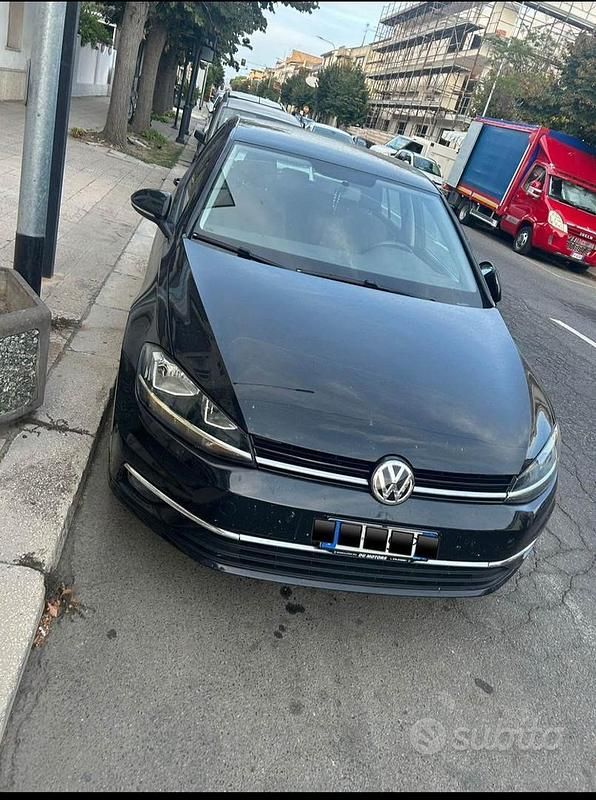 Usata VW Golf VII 115 CV (84 kW) 2019 Nero Berlina