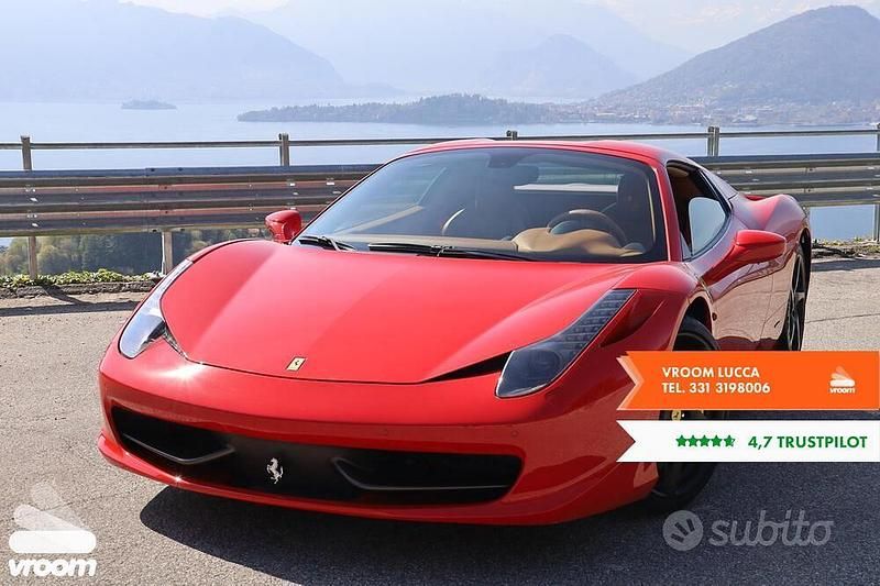 Usata Ferrari 458 565 CV (415 kW) 2015 Rosso Cabrio