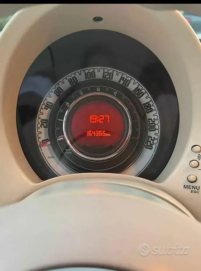 Usata Fiat 500 69 CV (50 kW) 2008 Bianco