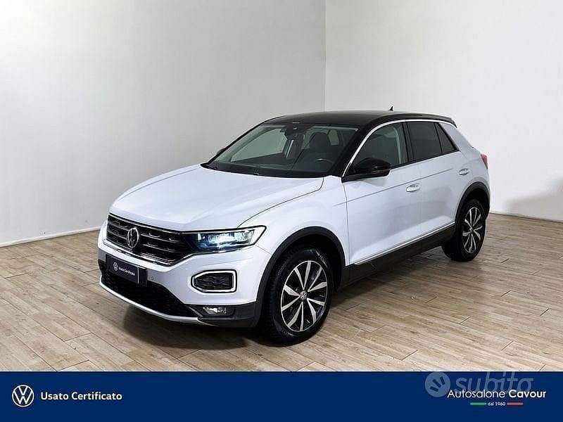 Usata VW T-Roc Style 116 CV (85 kW) 2018 White silver SUV