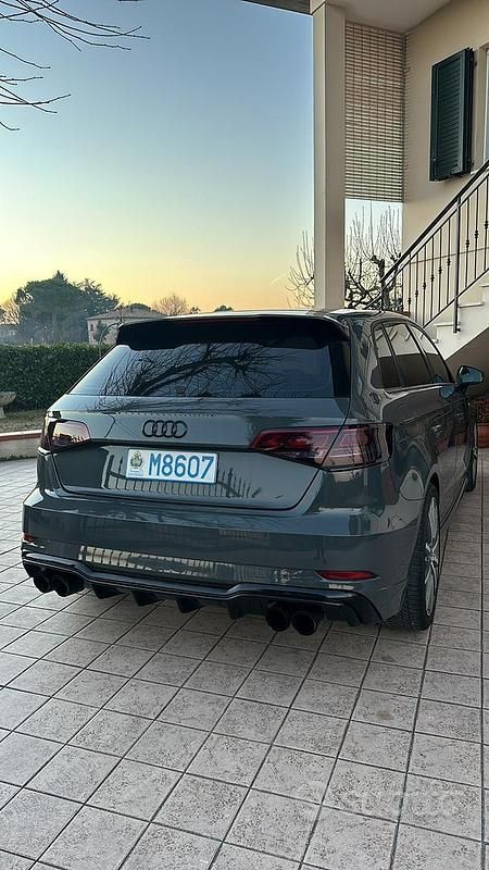 Usata Audi A3 S-Line 116 CV (85 kW) 2017 Grigio Berlina