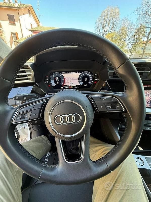 Usata Audi A3 Advanced 150 CV (110 kW) 2023 Bianco Berlina