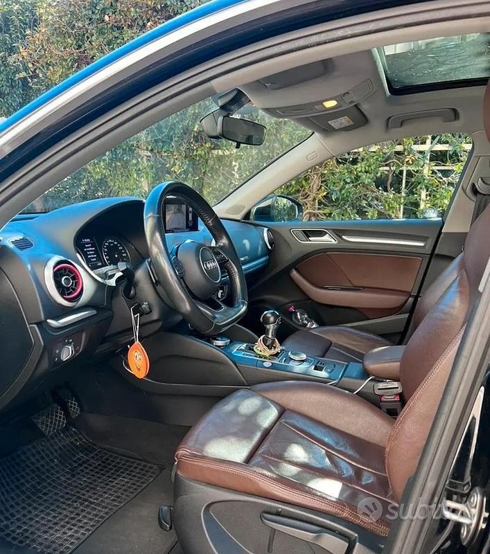 Usata Audi A3 S-Line 150 CV (110 kW) 2018 Nero Berlina