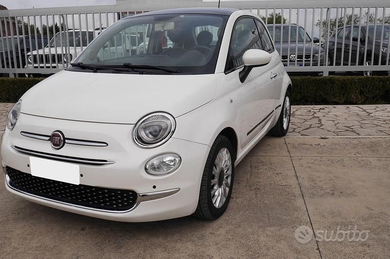 Usata Fiat 500 Lounge 69 CV (50 kW) 2017 Bianco Berlina