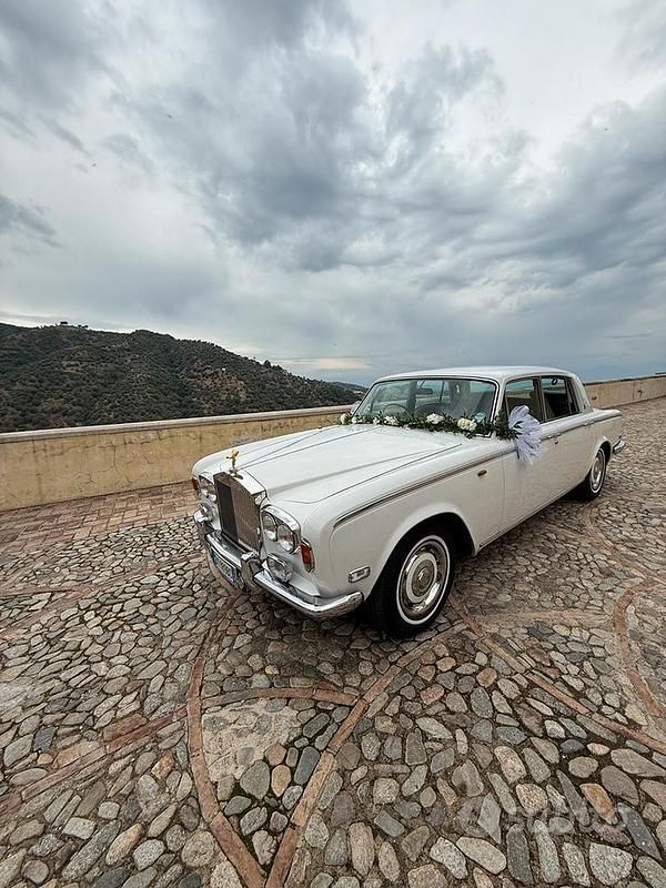 Usata Rolls Royce Silver Shadow 1970 Bianco Berlina