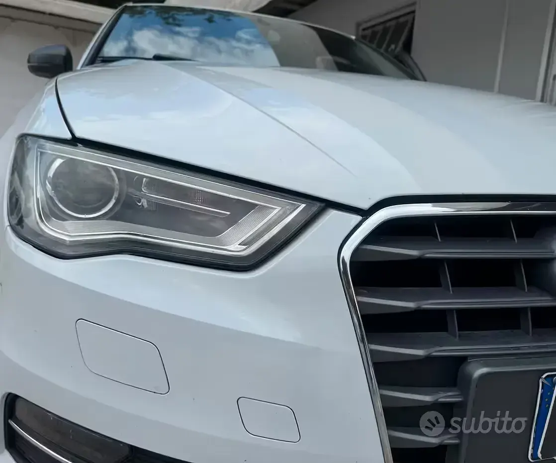 Usata Audi A3 Ambition 105 CV (77 kW) 2014 Bianco Berlina