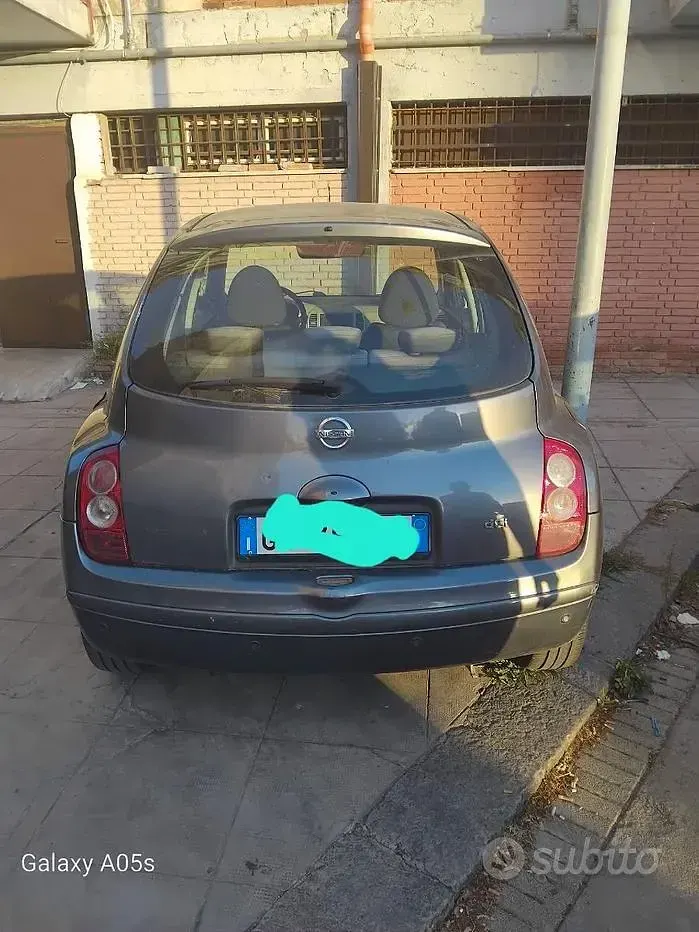 Usata Nissan Micra 82 CV (60 kW) 2007 Grigio Utilitaria