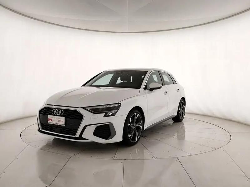 Usata Audi A3 S-Line 110 CV (80 kW) 2023 Bianco ibis Berlina
