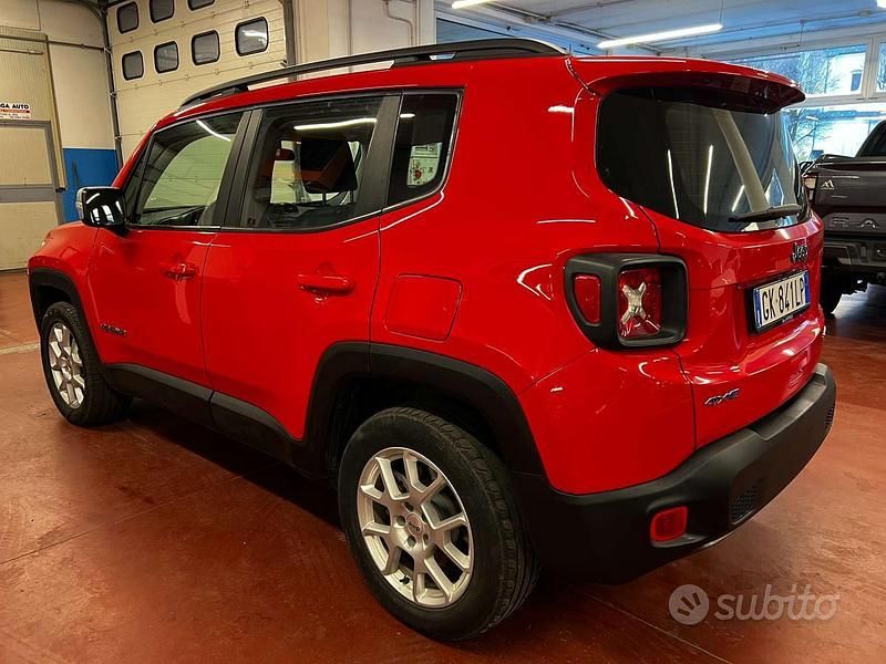 Usata Jeep Renegade Limited 190 CV (139 kW) 2022 Rosso SUV