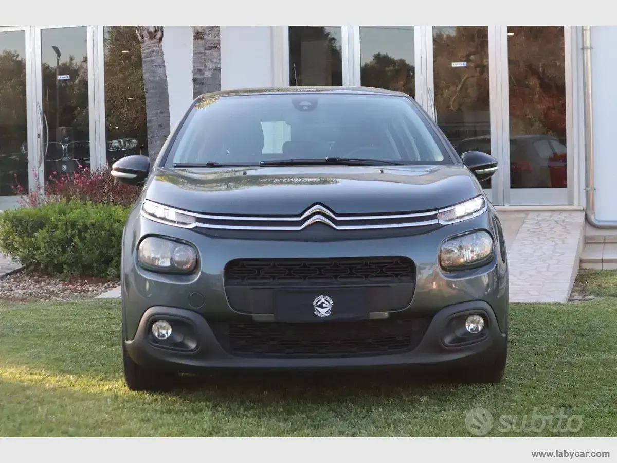 Usata Citroën C3 Shine 75 CV (55 kW) 2017 Grigio Utilitaria