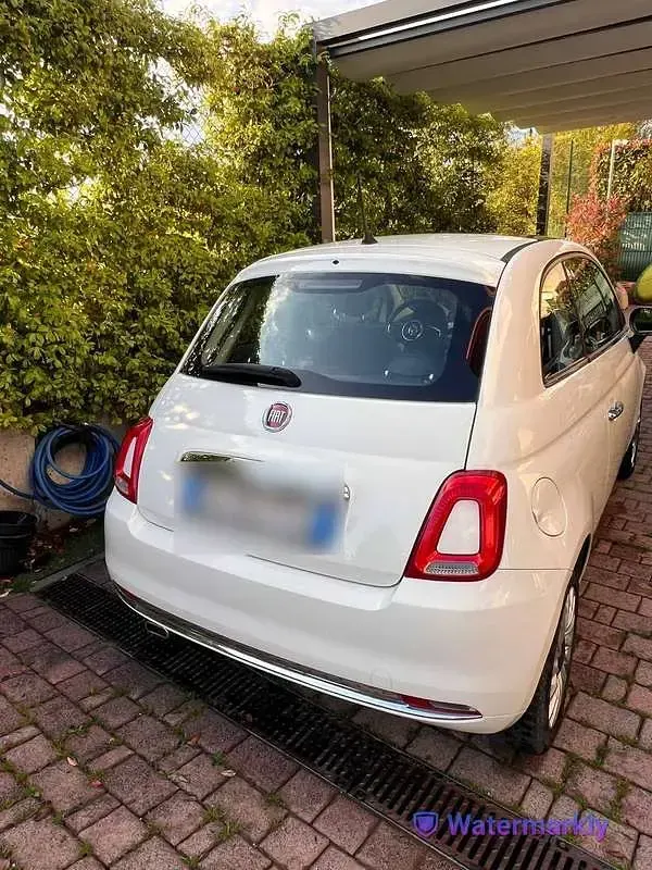 Usata Fiat 500 Lounge 95 CV (69 kW) 2017 Bianco Utilitaria