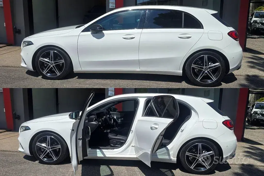 Usata Mercedes A200 Night 150 CV (110 kW) 2021 Bianco Berlina