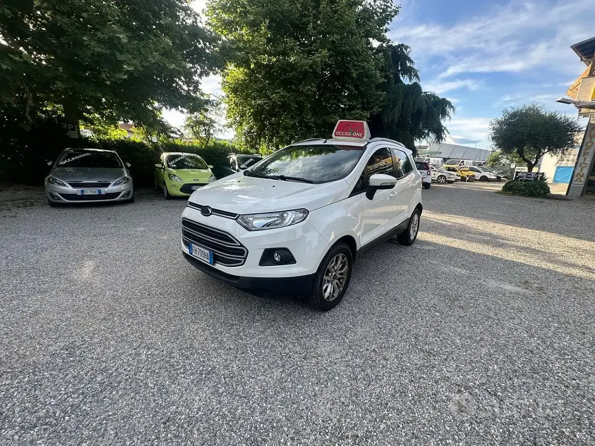 Usata Ford Ecosport Titanium S 95 CV (69 kW) 2017 Bianco SUV