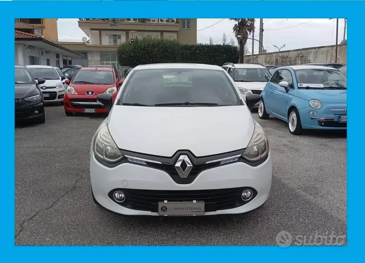 Usata Renault Clio IV 75 CV (55 kW) 2014 Bianco Berlina