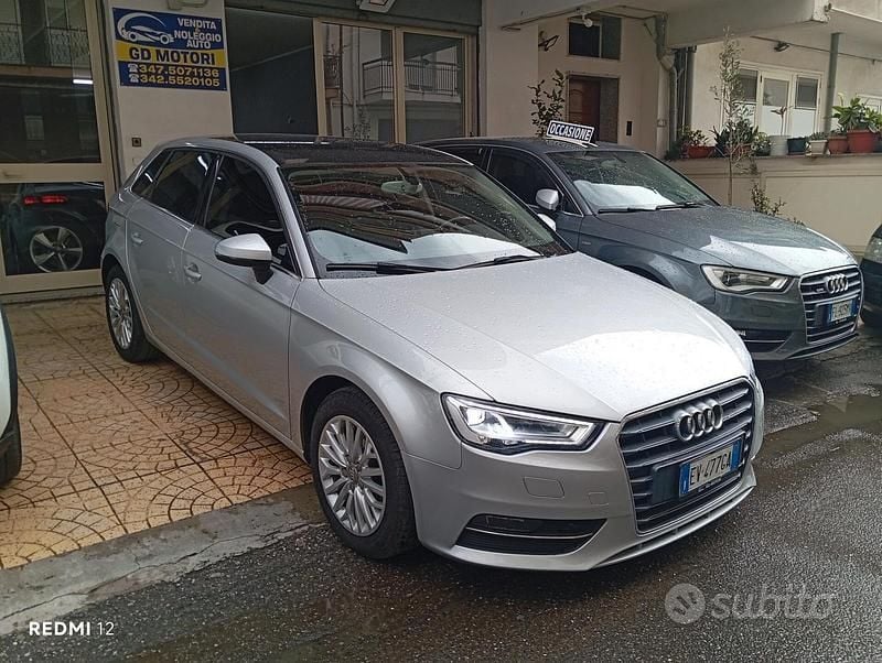 Usata Audi A3 Ambition 105 CV (77 kW) 2014 Grigio Berlina