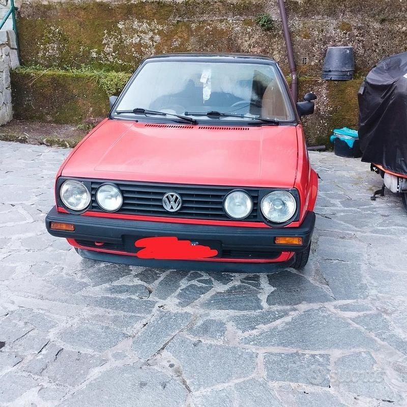 Usata VW Golf II 1984 Rosso Utilitaria