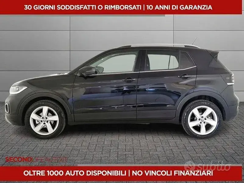 Usata VW T-Cross Advance 110 CV (80 kW) 2023 Nero SUV