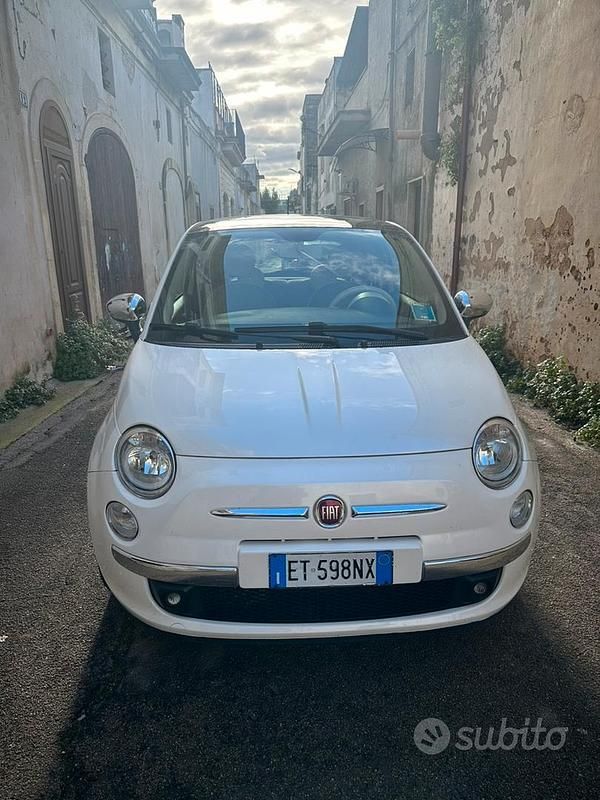 Usata Fiat 500 95 CV (69 kW) 2014 Bianco Berlina