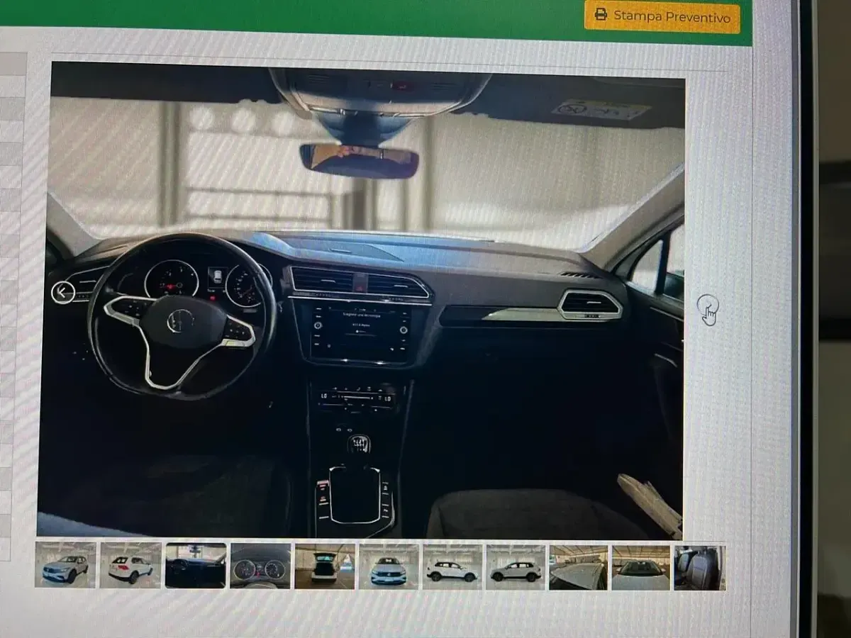 Usata VW Tiguan 122 CV (89 kW) 2022 Bianco SUV