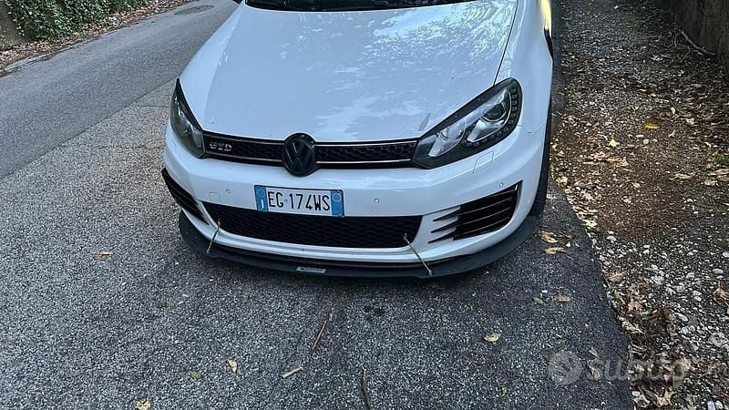 Usata VW Golf VI GTD 170 CV (125 kW) 2011 Bianco Utilitaria