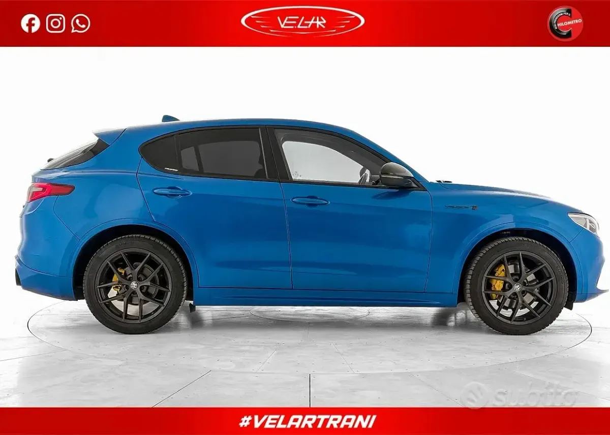 Usata Alfa Romeo Stelvio Ti 209 CV (153 kW) 2021 Blu SUV