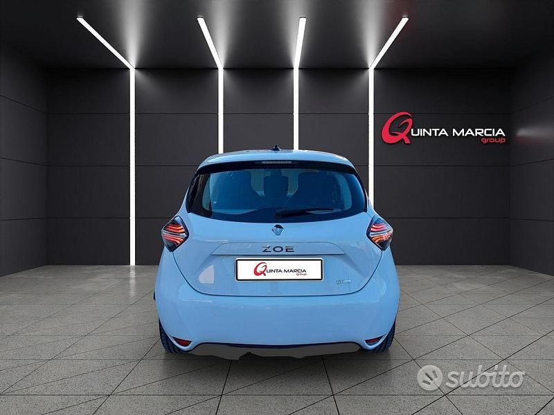 Usata Renault Zoe Life 80 kW (109 CV) 2020 Bianco Utilitaria