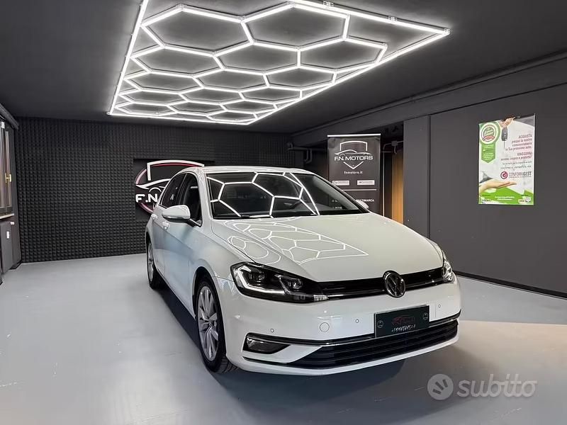 Usata VW Golf VII Executive 150 CV (110 kW) 2019 Bianco Berlina