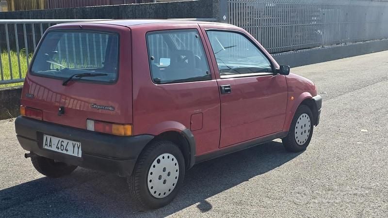 Usata Fiat Cinquecento 39 CV (28 kW) 1995 Rosso Utilitaria