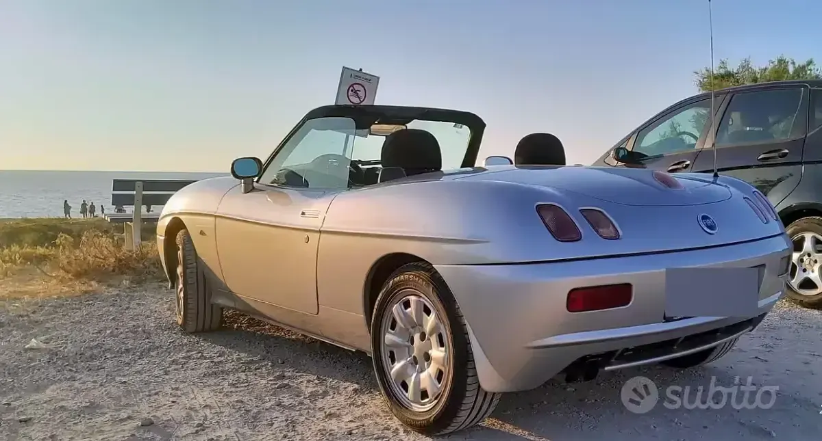 Usata Fiat Barchetta 131 CV (96 kW) 2001 Grigio Cabrio