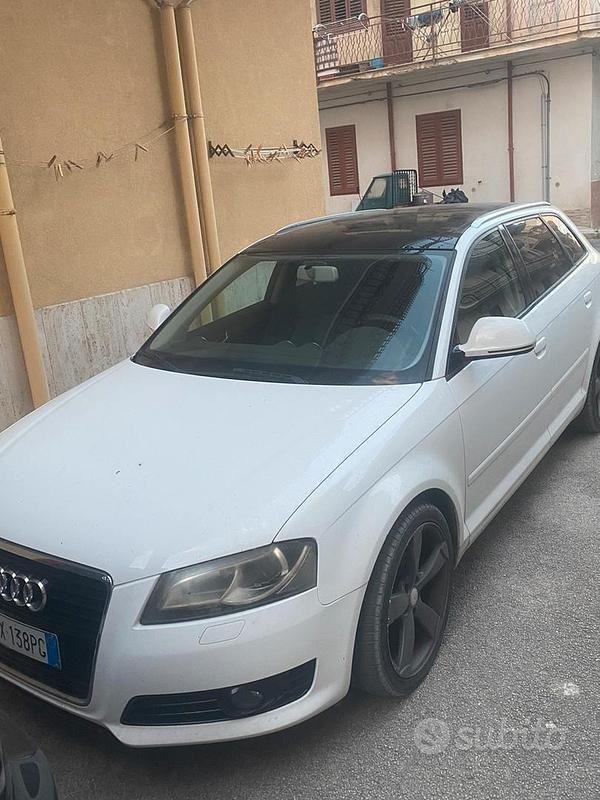 Usata Audi A3 125 CV (91 kW) 2011 Bianco Berlina