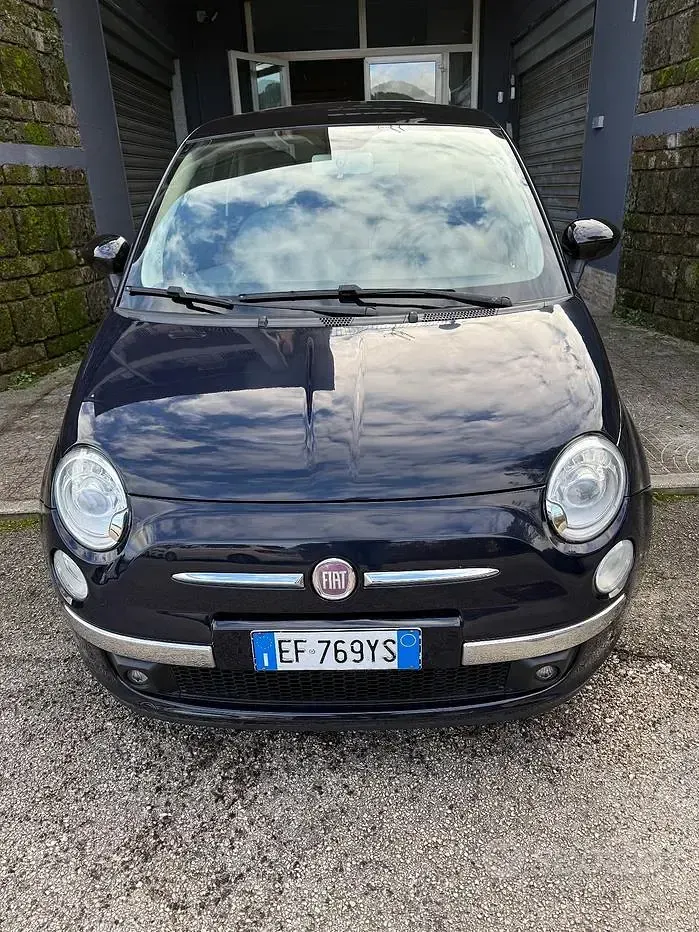 Occasion Fiat 500 Lounge 100 ch (73 kW) 2011 Bleue Berline
