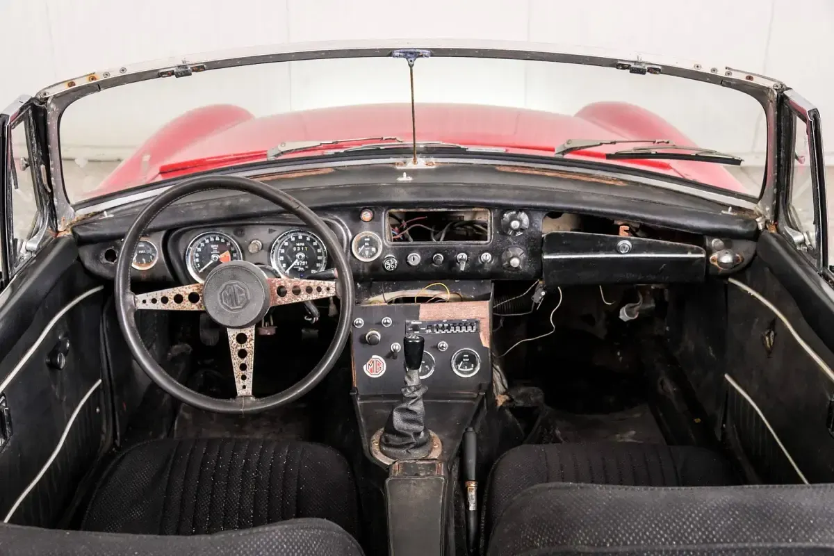 Usata MG B 97 CV (71 kW) 1971 Rosso Cabrio