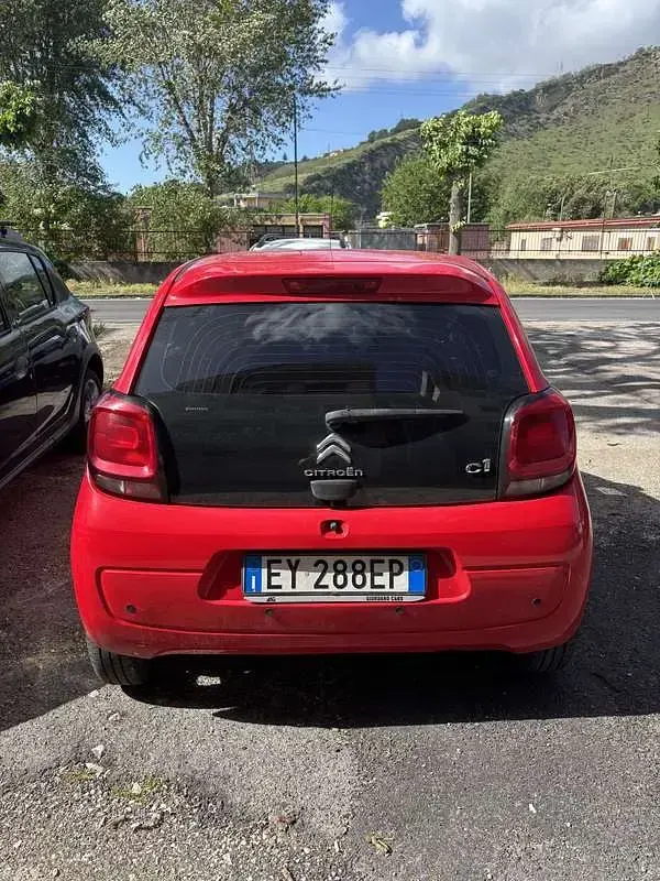 Usata Citroën C1 69 CV (50 kW) 2015 Rosso Utilitaria