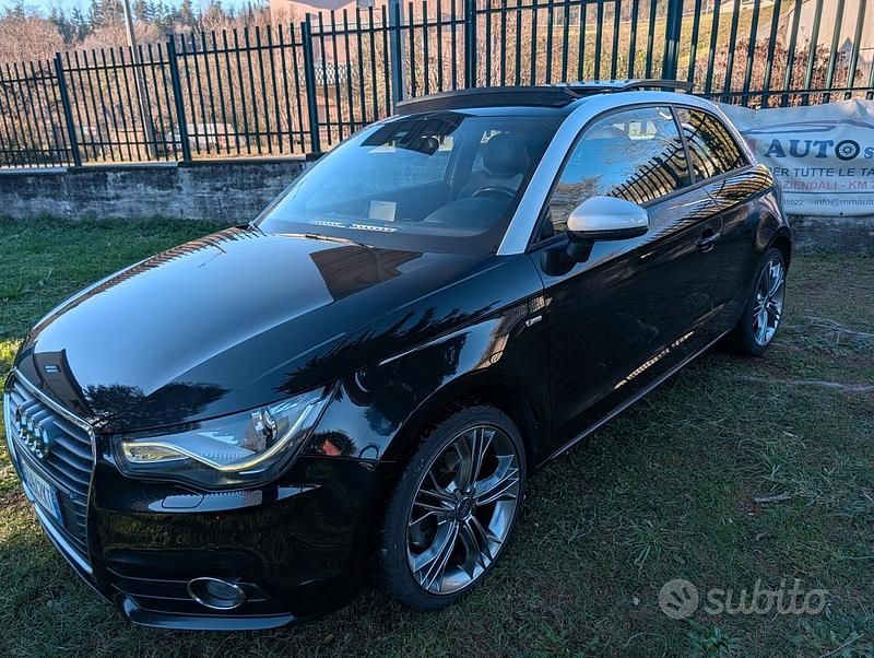 Usata Audi A1 S-Line 122 CV (89 kW) 2010 Nero Berlina