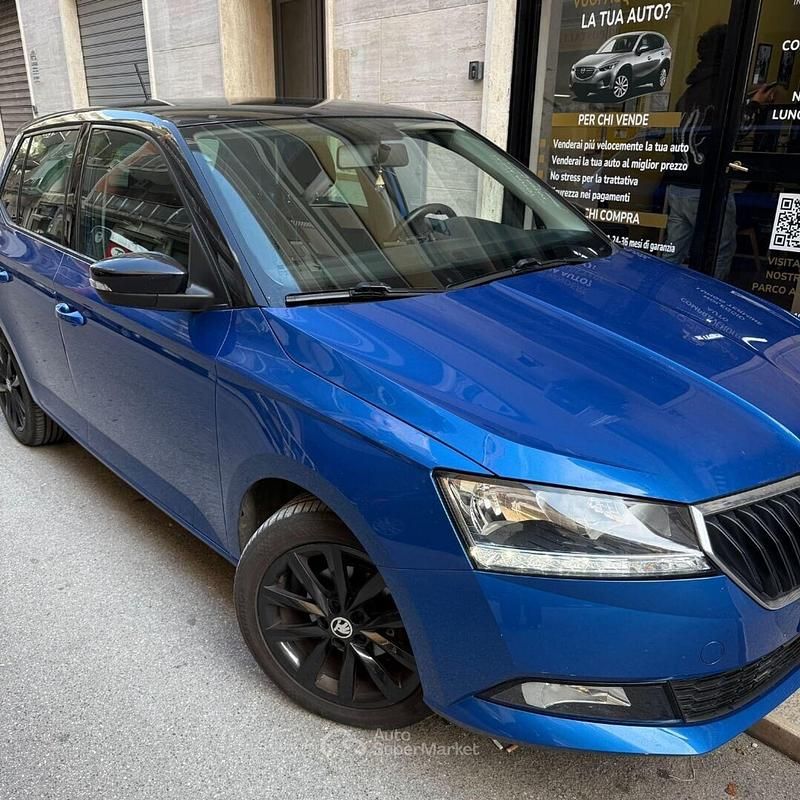 Usata Skoda Fabia 60 CV (44 kW) 2020 Blu Berlina