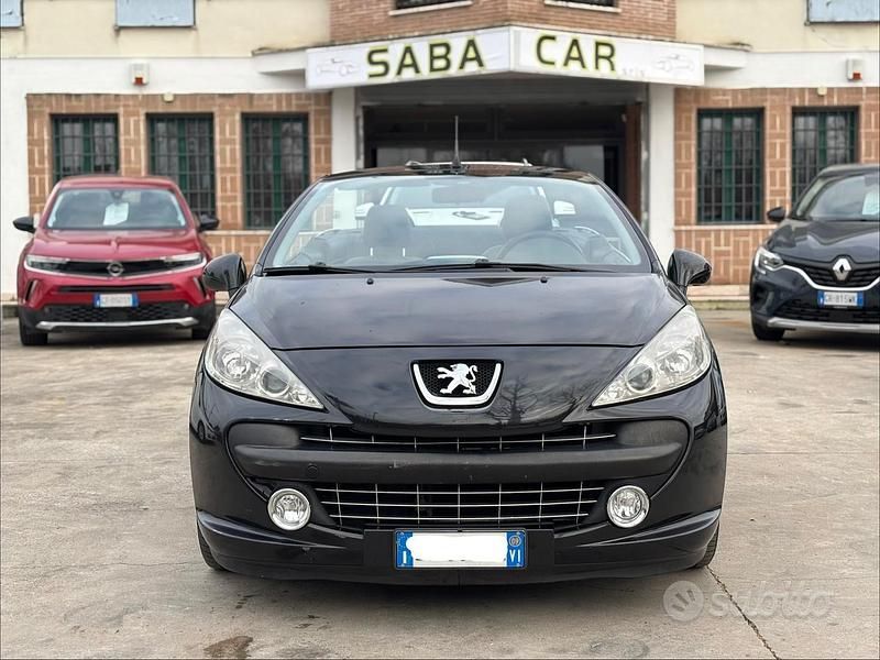 Usata Peugeot 207 CC 120 CV (88 kW) 2009 Nero Cabrio