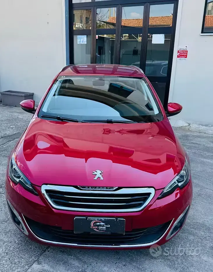 Usata Peugeot 308 GT-line 150 CV (110 kW) 2015 Rosso Station wagon